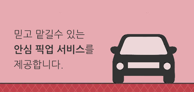 반려동물만 안심 픽업 서비스 시행