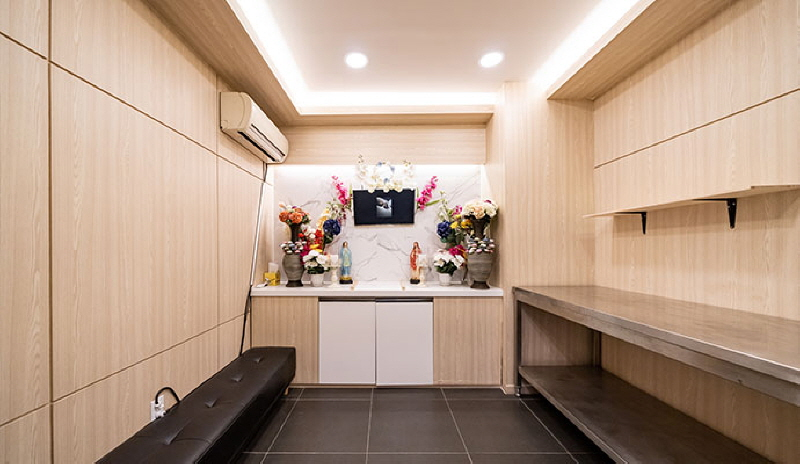 떠나는 아이들의 추모실 전경